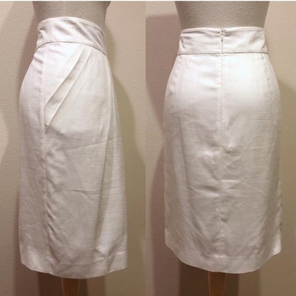 New TRINA TURK Pleated High Waist Pencil Skirt - Picture 7 of 7